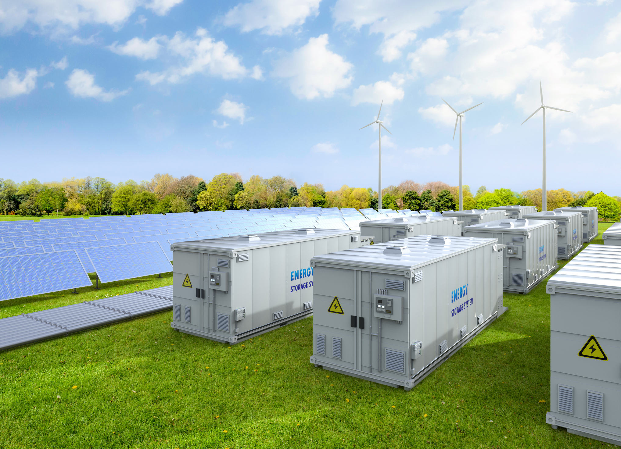 Ground PV with Storage